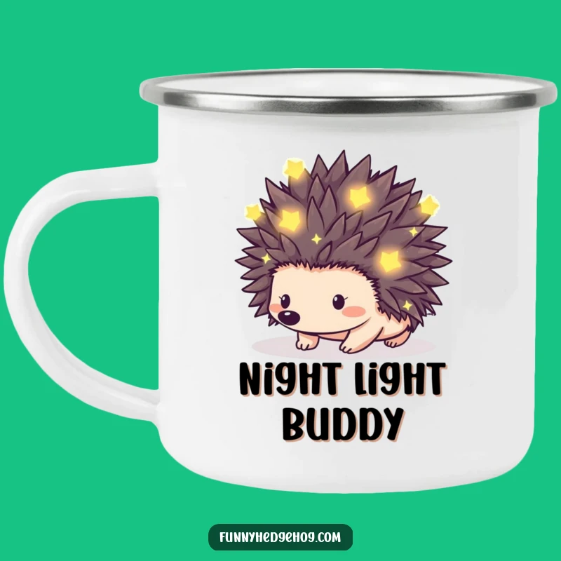 Funny Magical Hedgehog Camp Mug: Durable & Enchanting Outdoor Companion