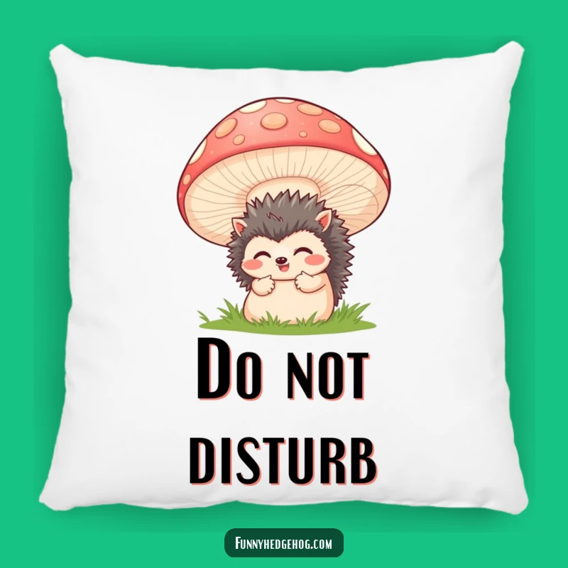 Funny Hedgehog Pillow: Cute & Comfy Lumbar Cushion for Cozy Humor