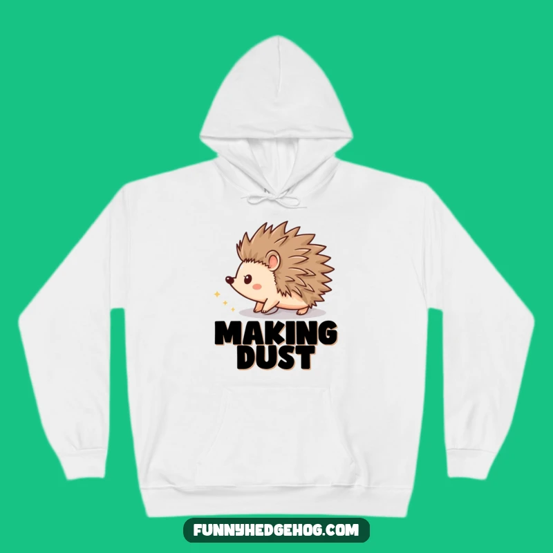 Funny Sparkly Hedgehog Hoodie: Cozy & Whimsical Apparel for Fun