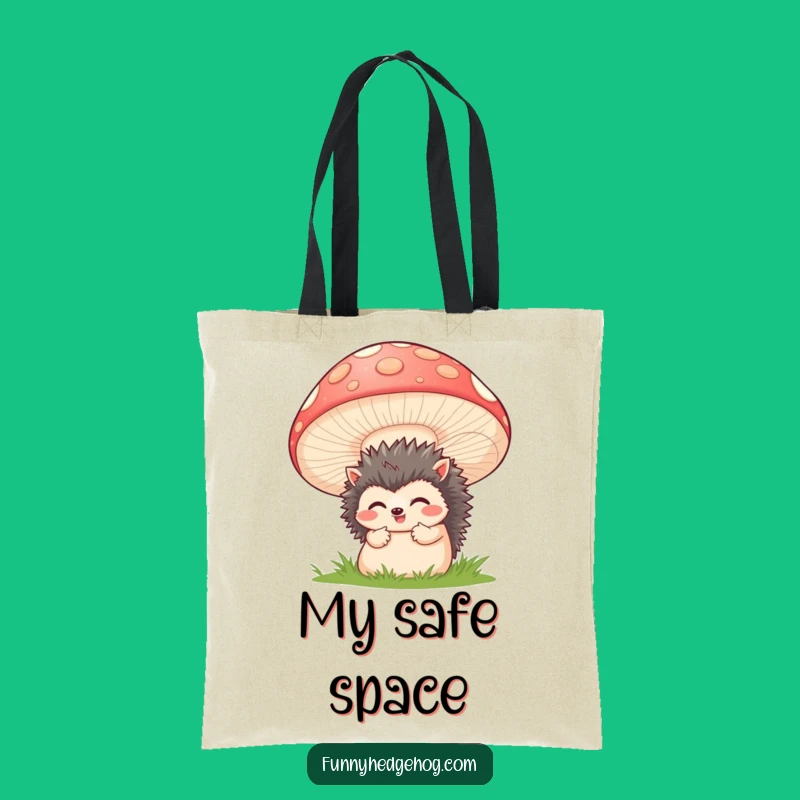 Funny Hedgehog Tote Bag: Carry Your Essentials with Woodland Charm